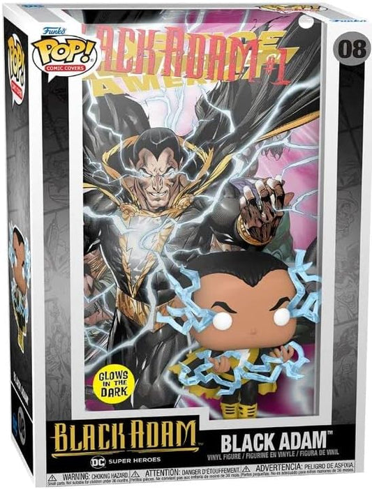 Funko Pop! Comic Cover: DC Comics - Black Adam (Glow), Multicolor