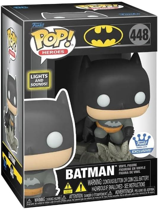 Funko POP! Heroes 448 - Batman Lights & Sound 448 Exclusive Box