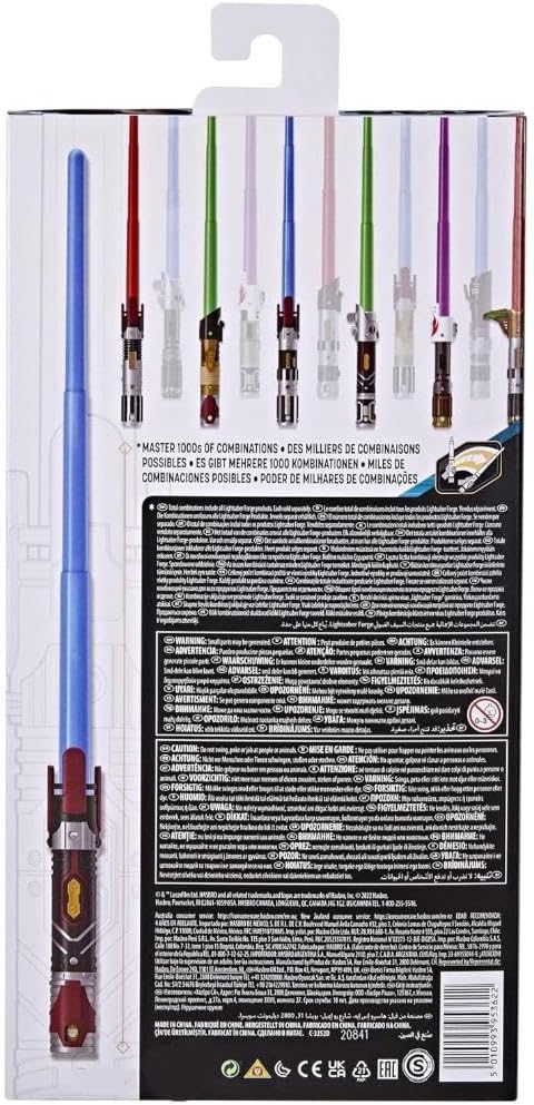 Lightsaber Forge Extendable Lightsaber Customizable Roleplay Toy for Kids Ages 4 and Up (Anakin Skywalker)