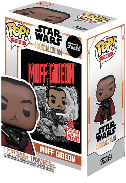 Star Wars Funko The Mandalorian Pop! & Tee Box Moff Gideon Size XL Shirts