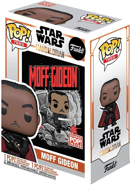 Star Wars Funko The Mandalorian Pop! & Tee Box Moff Gideon Size XL Shirts