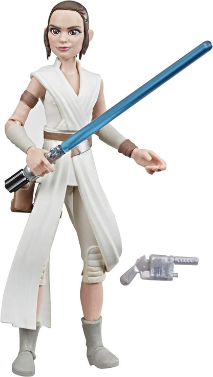 STAR WARS Galaxy of Adventures The Rise of Skywalker Rey 5'-Scale Action Figure with Lightsaber