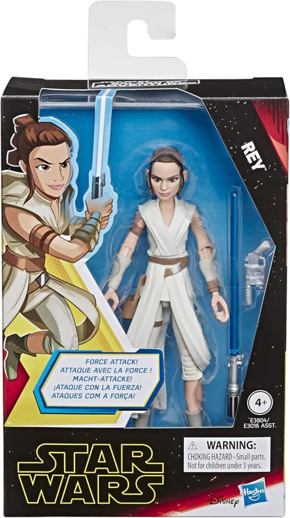 STAR WARS Galaxy of Adventures The Rise of Skywalker Rey 5'-Scale Action Figure with Lightsaber