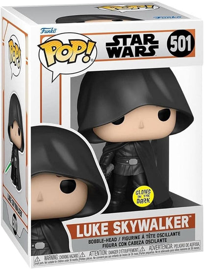 Funko POP! Star Wars The Mandalorian Hooded Luke Skywalker Vinyl Figure (#501)